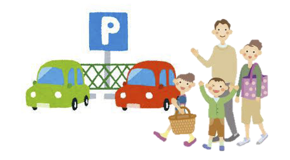 駐車場無料開放